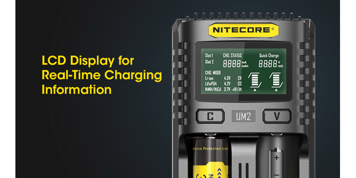 Nitecore UM2 USB Charger