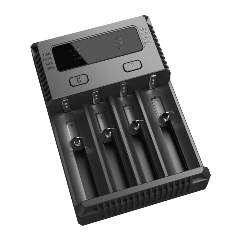 Upgraded Nitecore Intellicharge i4 (US/Euro/AU Plug)