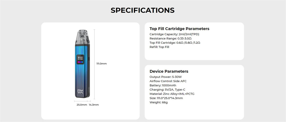 OXVA Xlim Pro Pod System Kit