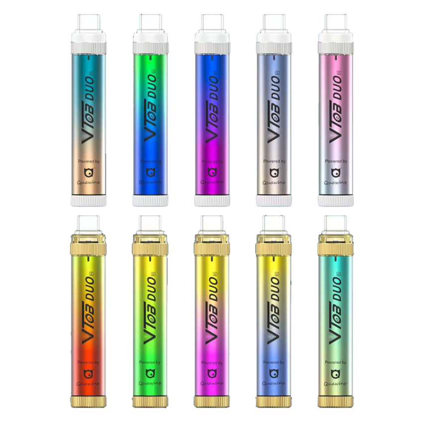 Quawins Vtob Duo D1 2200 Puffs Lighting Disposable Kit with 3 Flavors 900mAh 5ml