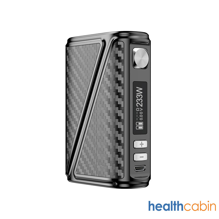 Rofvape Warlock Z Box 233 Mod Carbon Fiber Pattern Black