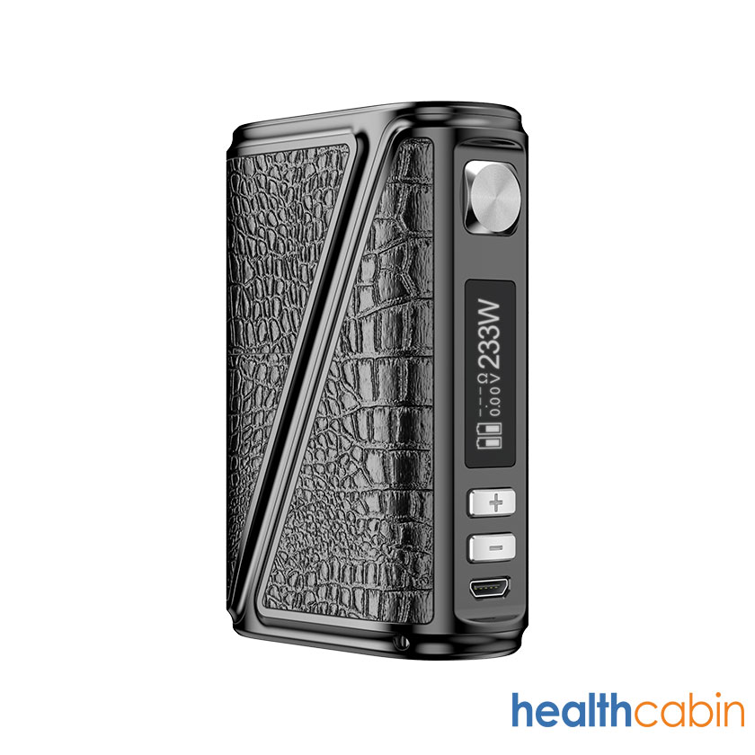 Rofvape Warlock Z Box 233 Mod Lizard Strip Pattern Black