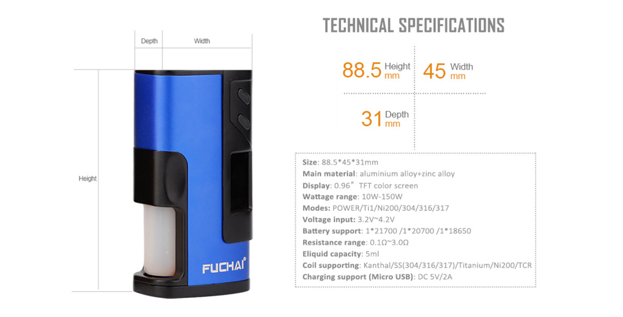 Sigelei Fuchai Squonk 213 Mod