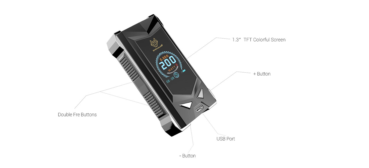 Sigelei Snowwolf Mfeng 200W Mod Kit
