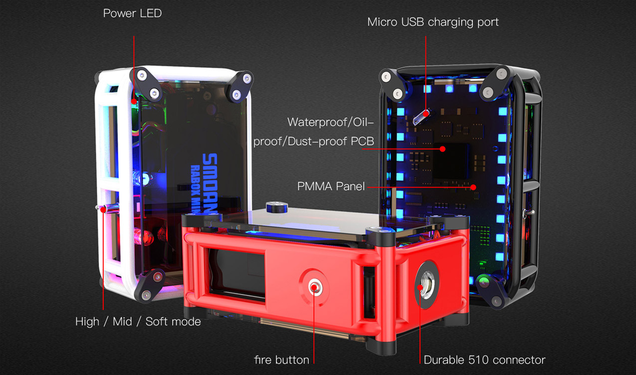 Smoant RABOX Mini 120W Mechanical Mod 3300mah