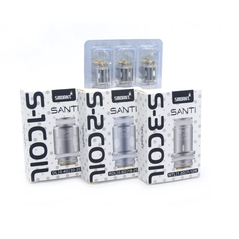 Smoant S Series Coil for Santi Kit / Knight 40 Kit / Charon Baby Plus Kit / Charon T50 Kit (3pcs/Pack)