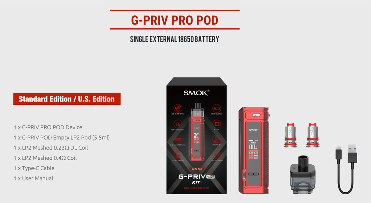 Smok G-PRIV Pro Pod Kit
