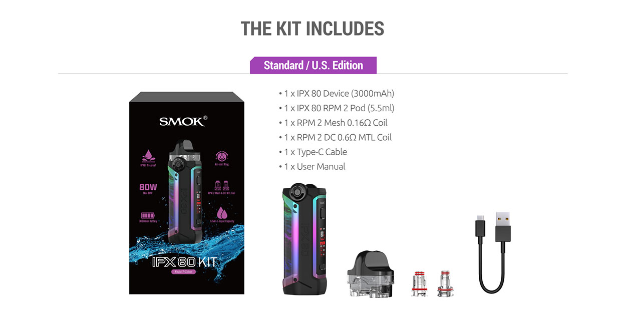 Smok IPX80 Pod Kit