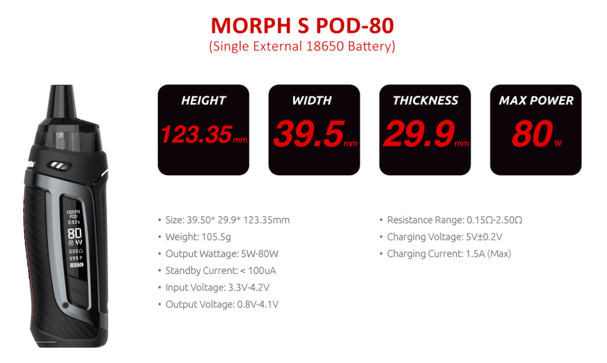SMOK Morph S Pod 80 Kit