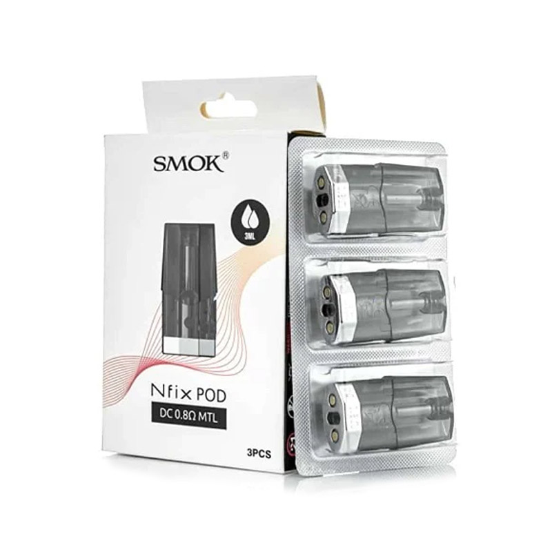 Smok Nfix Pod Cartridge 3ml for Nfix kit,Nfix Mate kit (3pcs/pack)