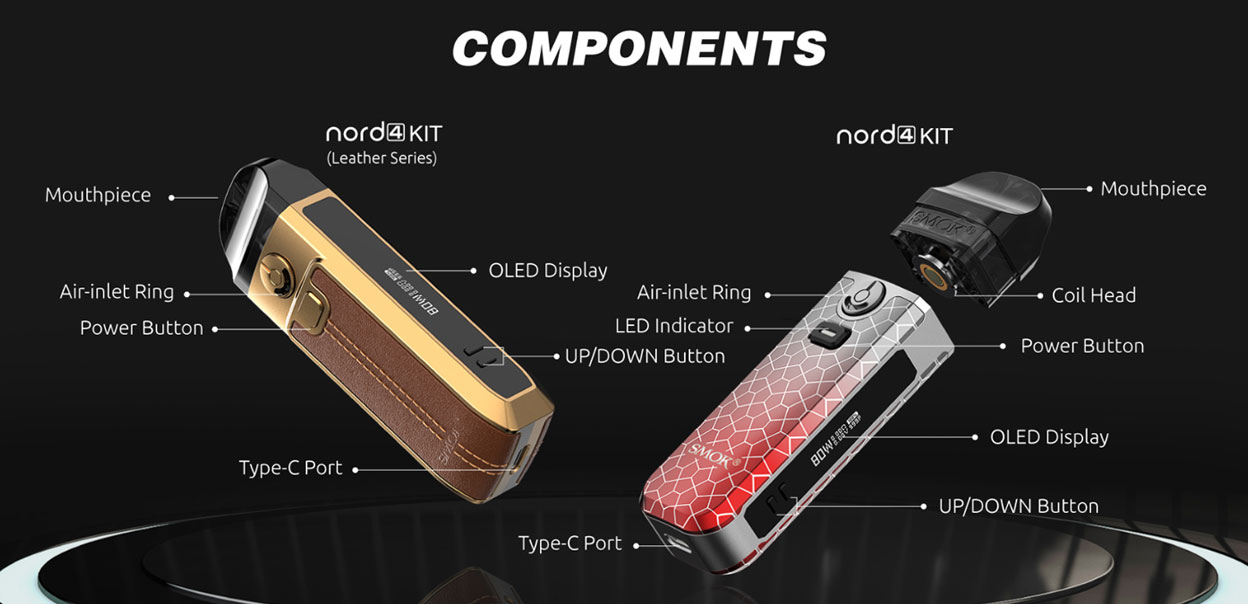 Smok Nord 4 80W Pod System Kit 2000mAh 4.5ml