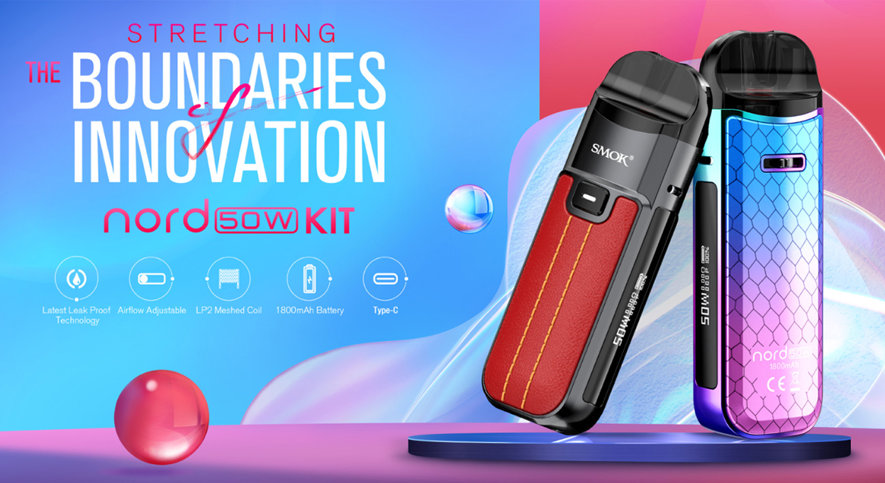 SMOK Nord 50W Pod System Kit 1800mAh 4.5ml