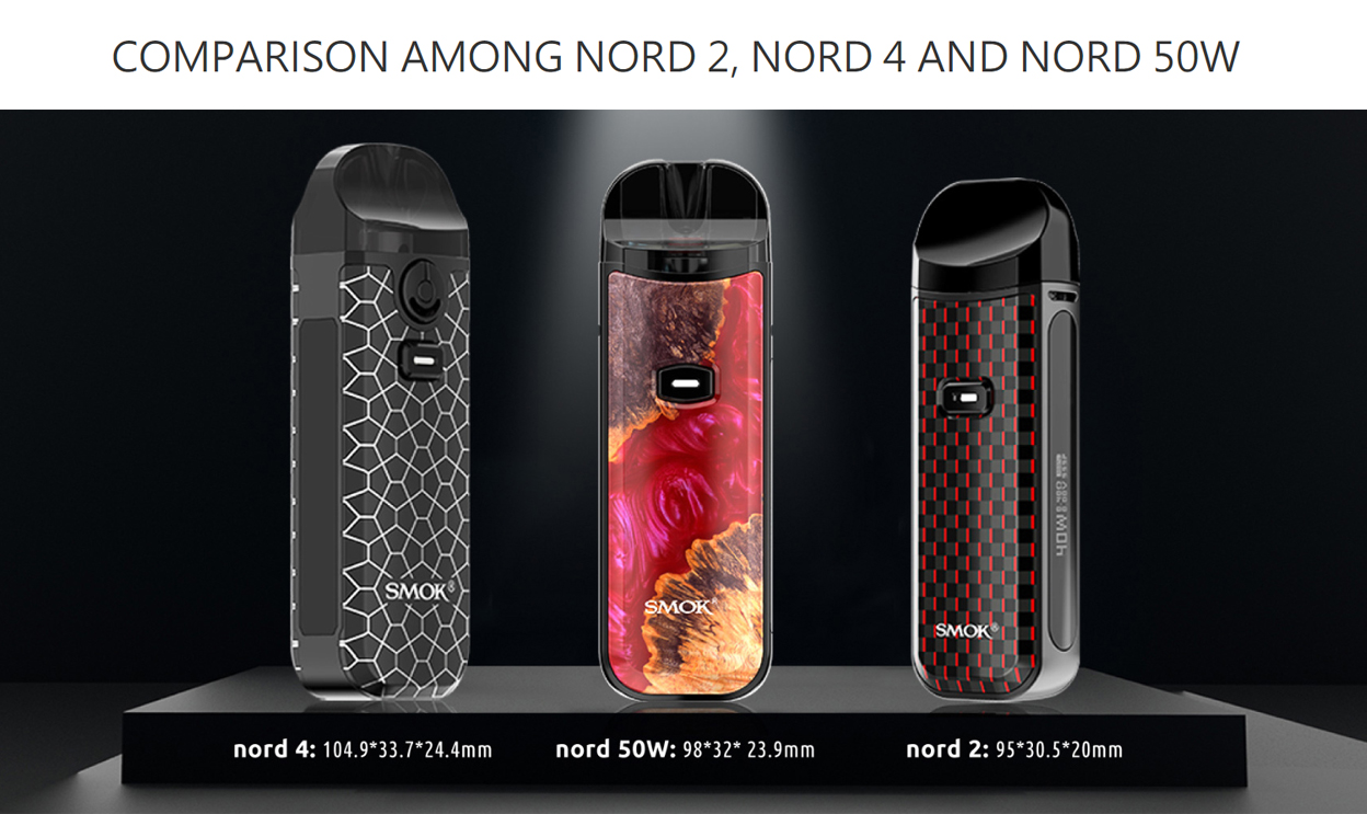 SMOK Nord 50W Pod System Kit 1800mAh 4.5ml