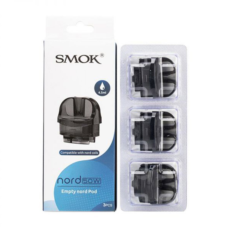 SMOK Nord 50W Empty Pod Cartridge 4ml / 4.5ml (3pcs/pack)