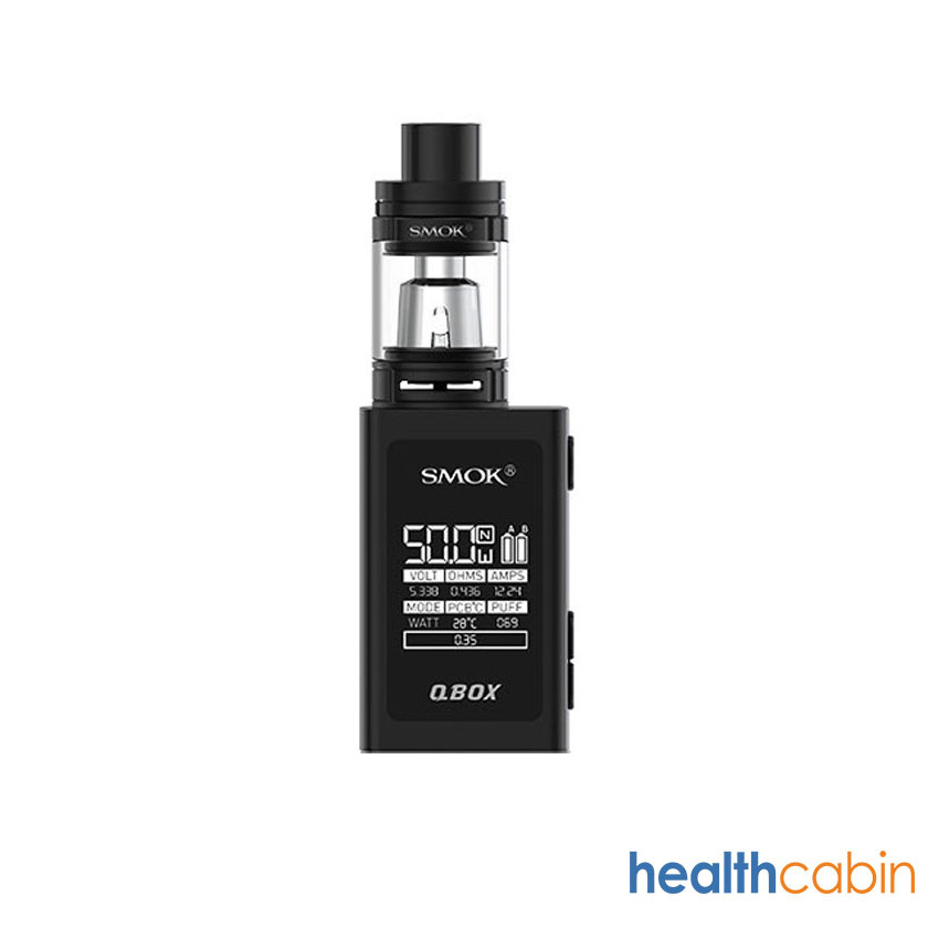 Smok QBox 50W Mod Kit with TFV8 Baby Tank 1600mAh Black