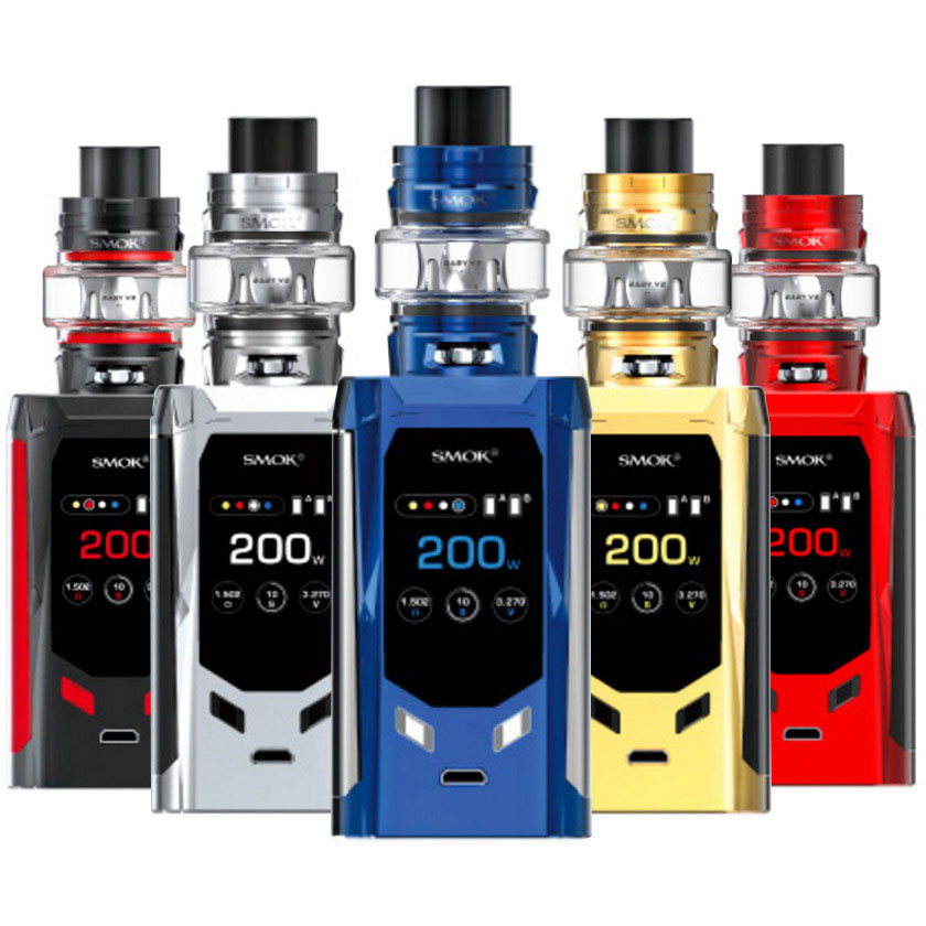 Smok R-Kiss Mod Kit 200w with TFV8 Baby V2 Tank Atomizer 5ml