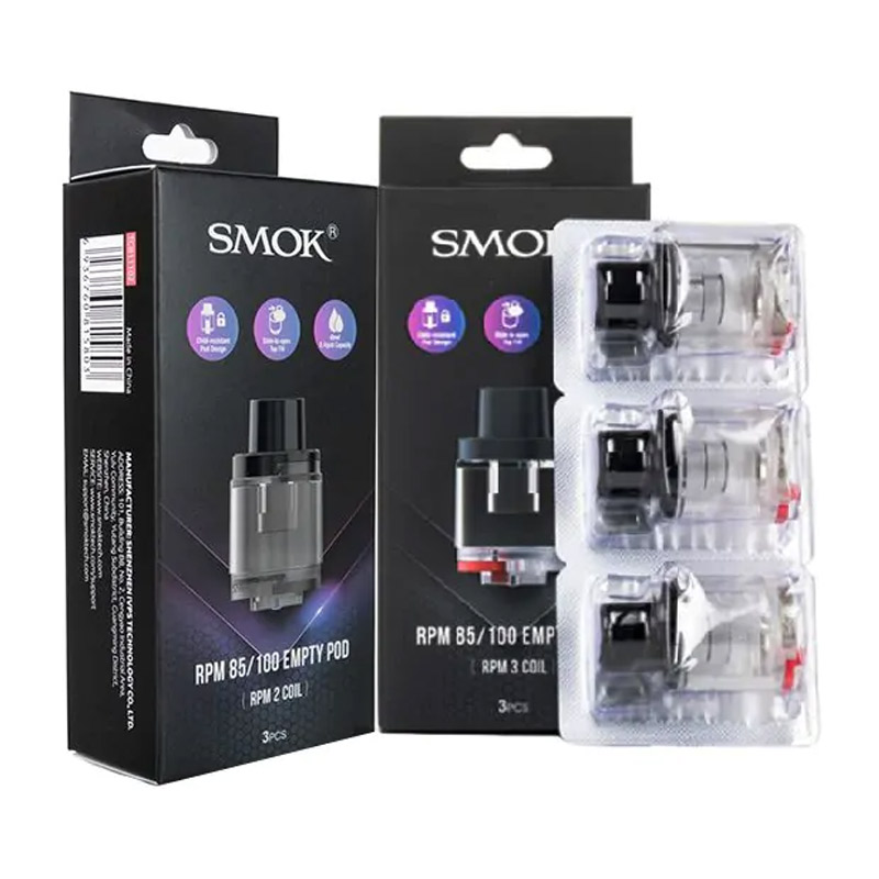 SMOK RPM 85/100 Empty Pod Cartridge 6ml (3pcs/pack)