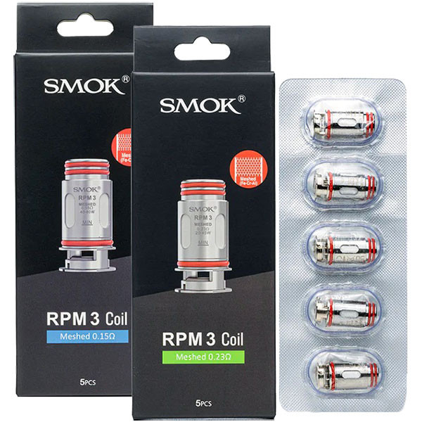 Smok RPM3 Replacement Coil for RPM 5 Kit / RPM 5 Pro Kit / Nord 5 kit / RPM 100 Kit / RPM 85 Kit / Nord GT kit (5pcs/pack)