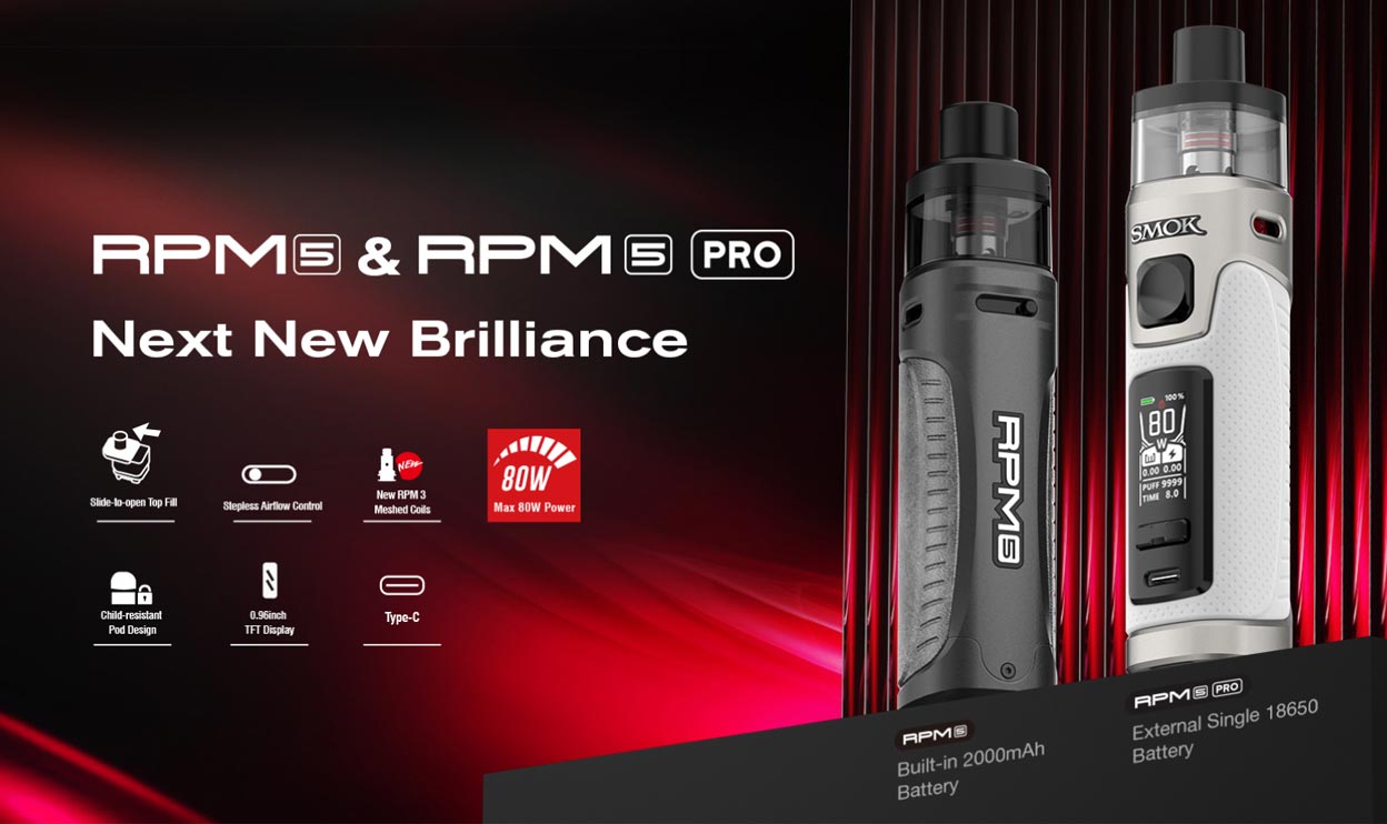 Smok RPM5 80W Pod System Kit 2000mAh 6.5ml