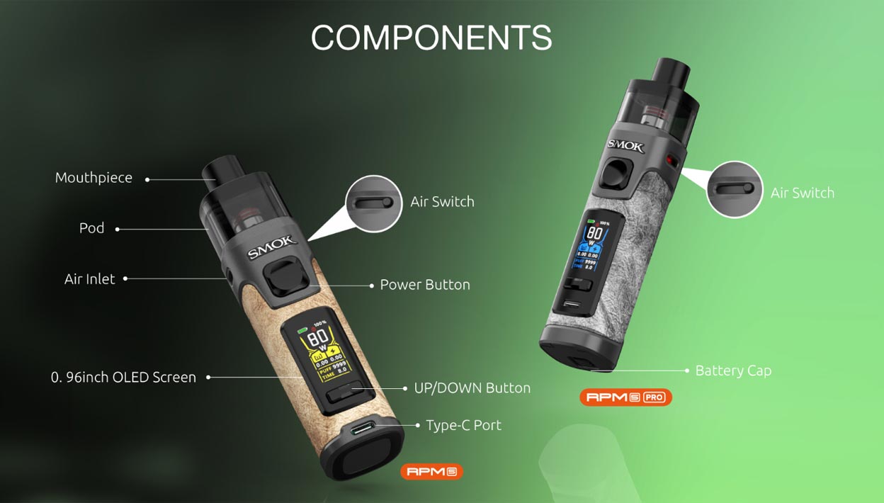 Smok RPM5 80W Pod System Kit 2000mAh 6.5ml