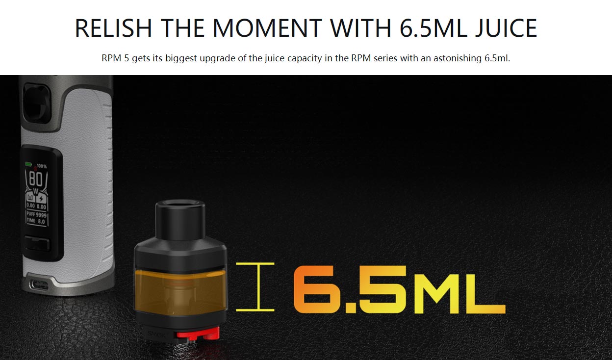 Smok RPM5 80W Pod System Kit 2000mAh 6.5ml