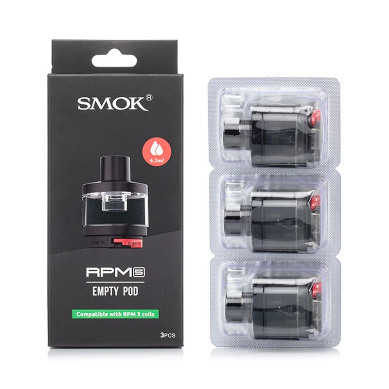 Smok RPM 5 Empty Pod Cartidge for RPM 5 Kit / RPM 5 Pro Kit 6.5ml (3pcs/pack)