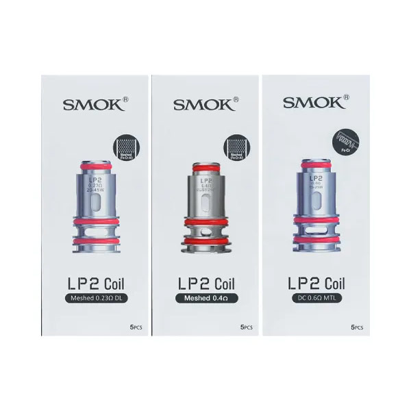 SMOK LP2 Replacement Coil for RPM 4 Kit / G-Priv Pro Kit / G-Priv Kit / Nord 50W Kit / Morph Pod 80 Kit / Morph S Pod 80 Kit (5pcs/Pack)