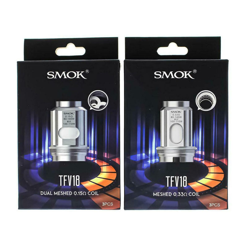 Smok TFV18 Coil for Mag P3 Kit, TFV16 Tank,TFV18 Tank,Morph 2 kit,ARCfox kit,Mag-18 Kit (3pcs/pack)