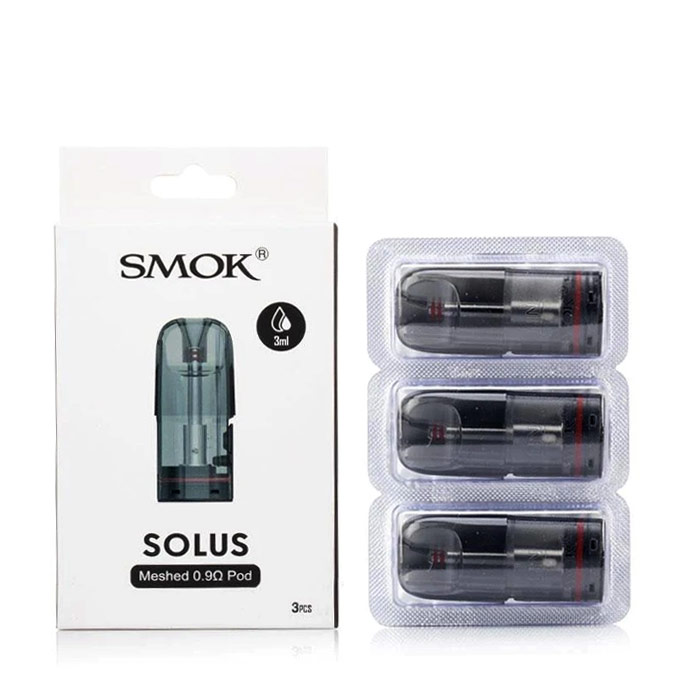 SMOK Solus / Solus 2 / Solus G-Box / Solus G / Solus GT / Solus GT Box Pod Cartridge 2ml / 2.5ml / 3ml (3pcs/Pack)