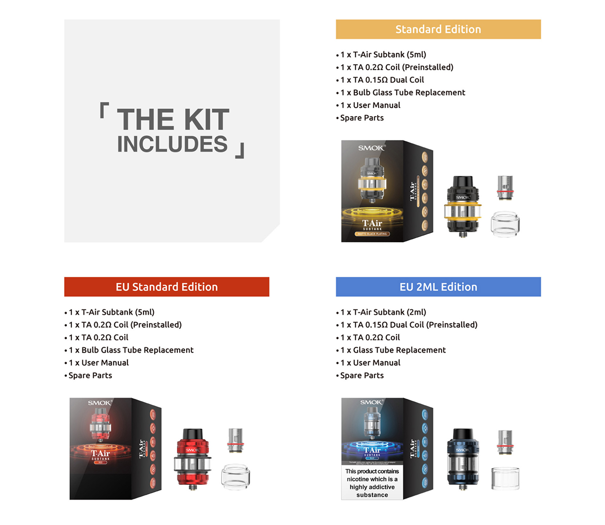 Smok T-Air Subtank Atomizer