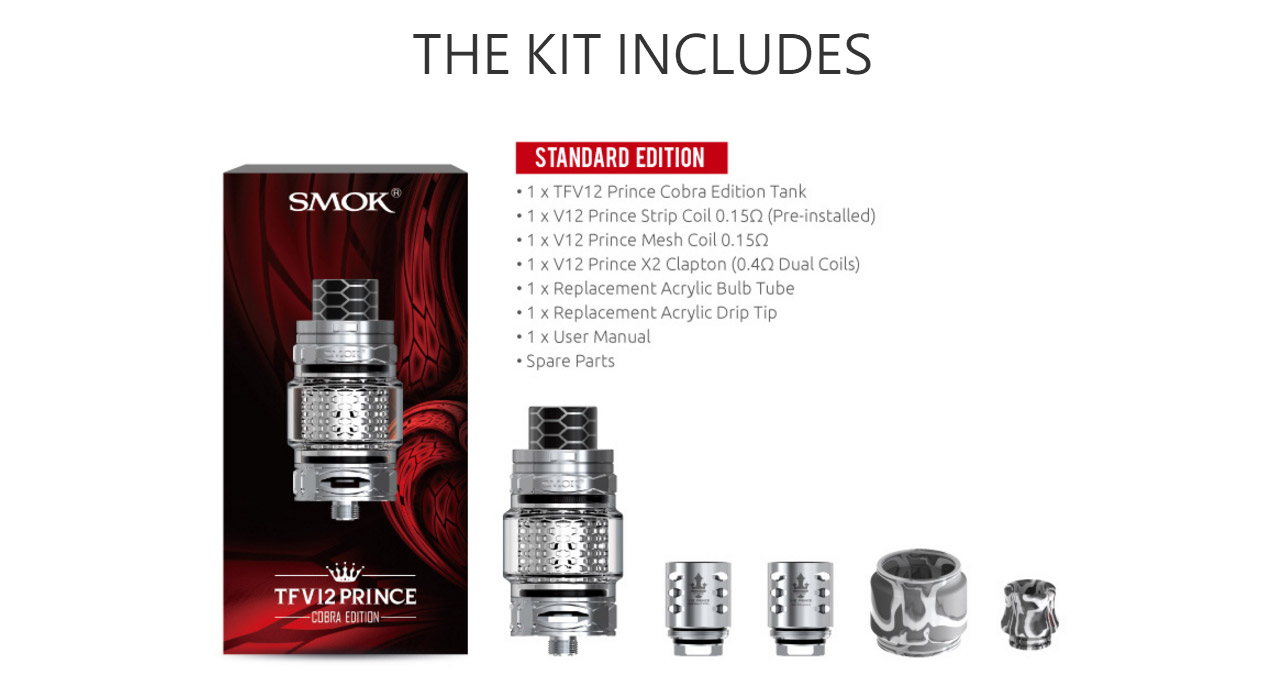 SMOK TFV12 Prince Cobra Tank