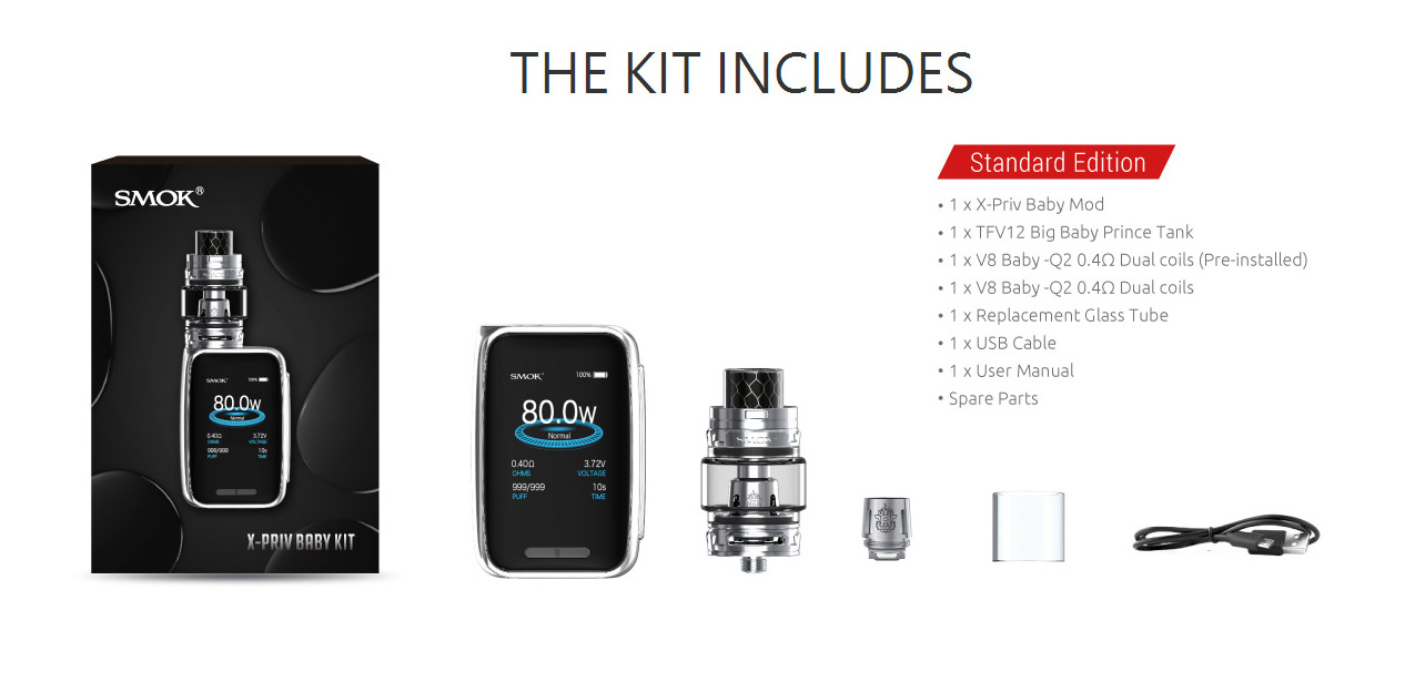 SMOK X-Priv Baby Kit