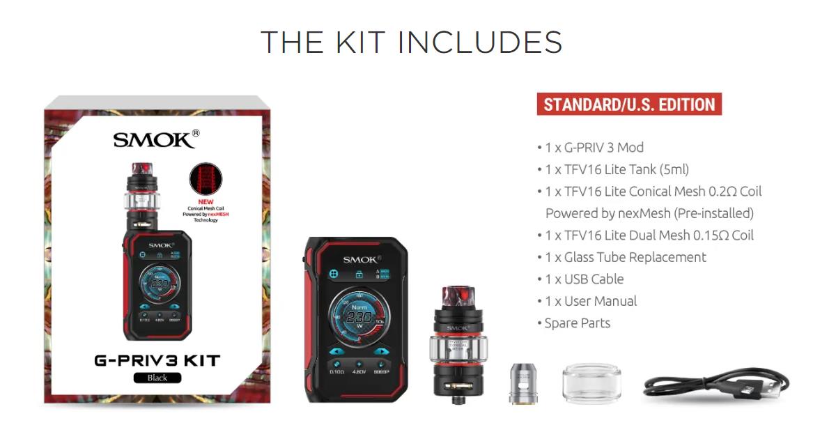 SMOK G-PRIV 3 230W Starter Kit