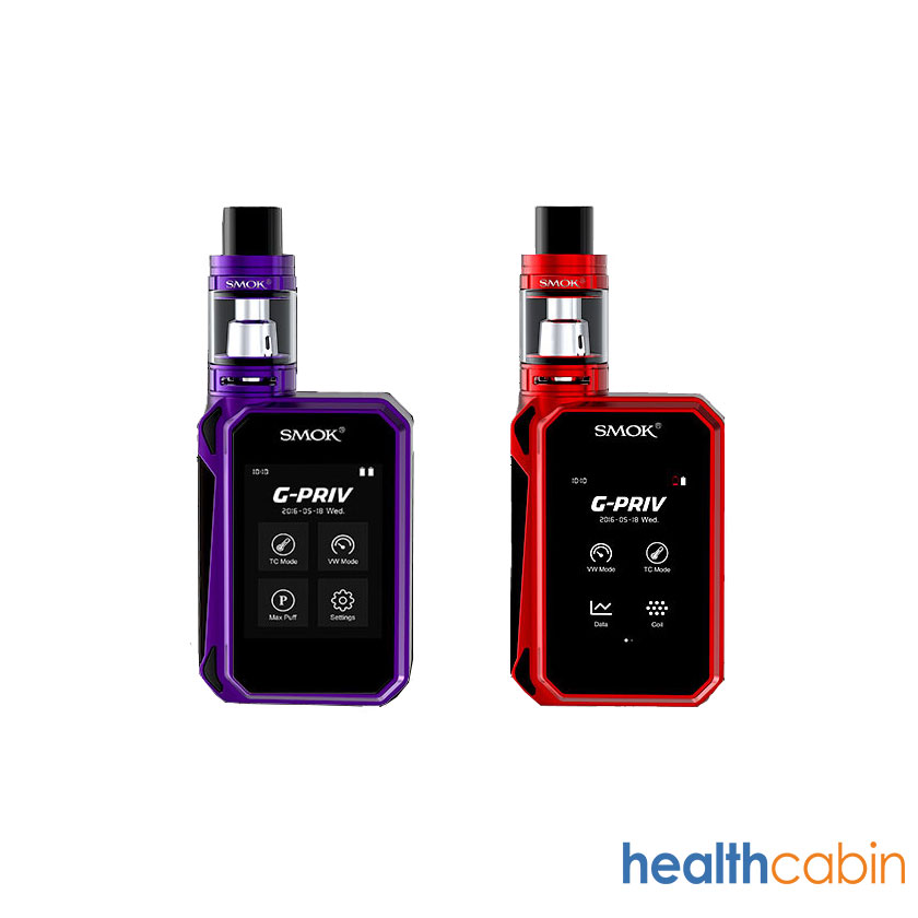 SMOK G-PRIV 220 with TFV8 Big Baby Starter Kit Red & Black Purple