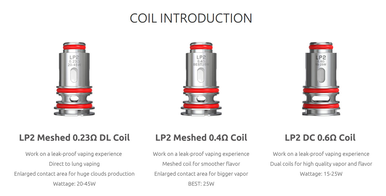 SMOK LP2 Replacement Coils (5pcs/Pack)