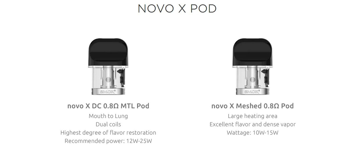 Smok Novo X 25W Pod System Kit 800mAh 2ml