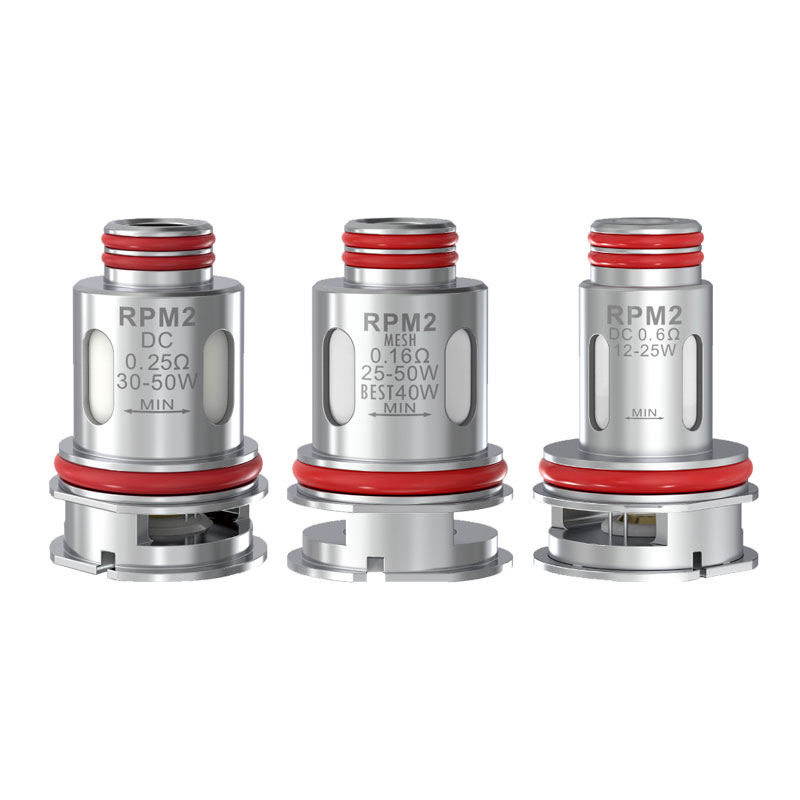 Smok RPM2 Coil for Scar-P5, Scar-P3, RPM 2, RPM 2S, Nord X, Nord 4, Thallo,Thallo S, IPX80, G-priv pod kit,G-priv pro pod kit,RPM C Kit,Nord C kit,RPM 85 Kit,RPM 100 Kit(5pcs/pack)