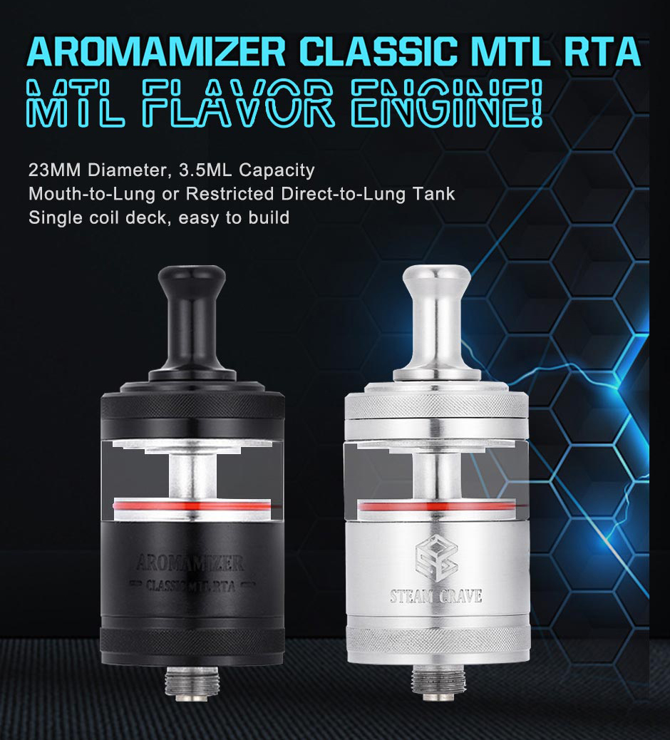 Steam Crave Aromamizer Classic MTL RTA
