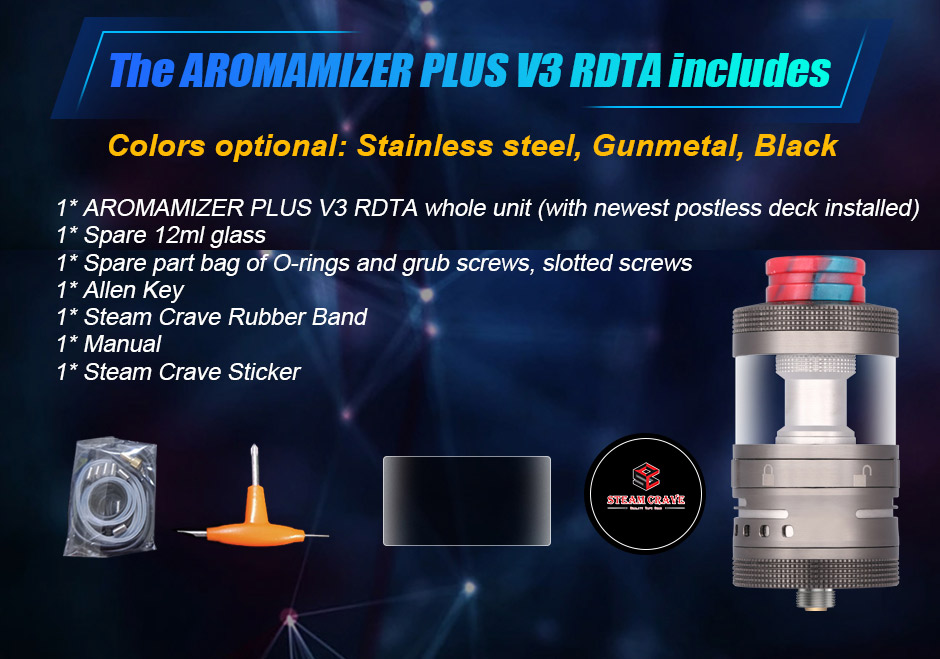 Steam Crave Aromamizer Plus V3 RDTA