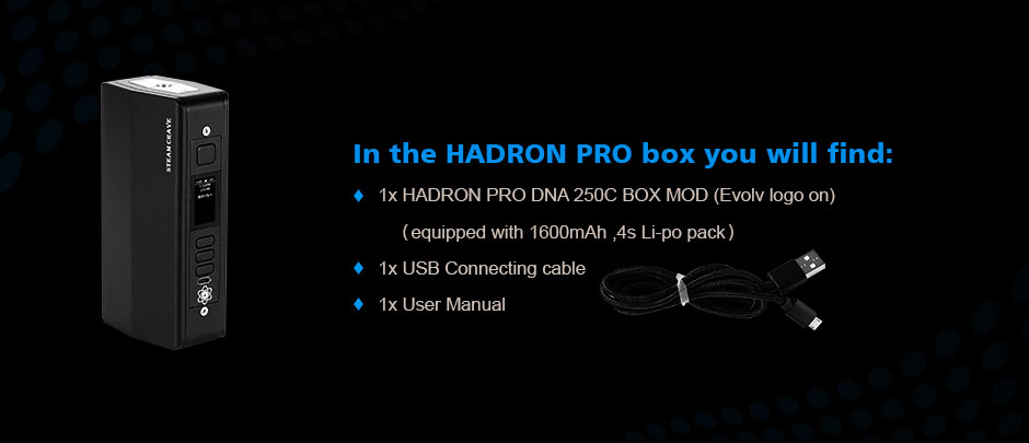 Steam Crave Hadron Pro Kit