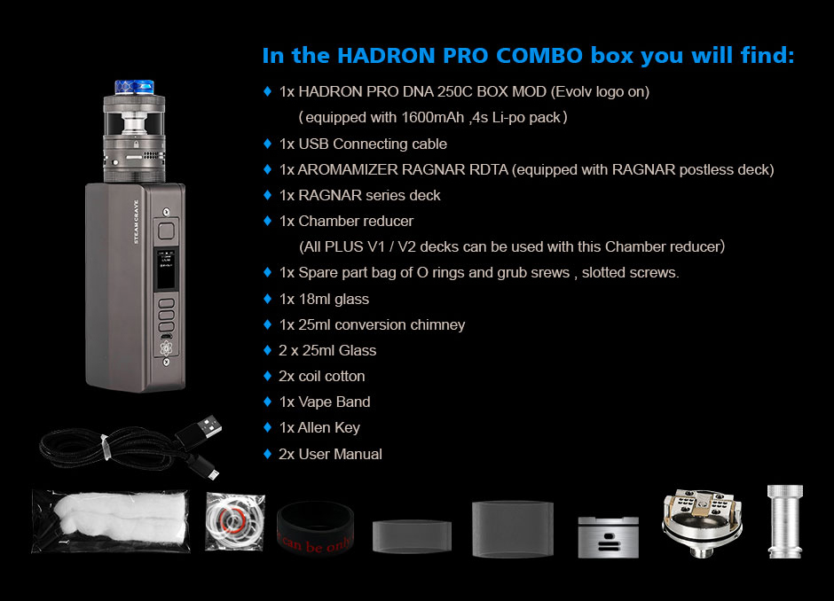 Steam Crave Hadron Pro Kit