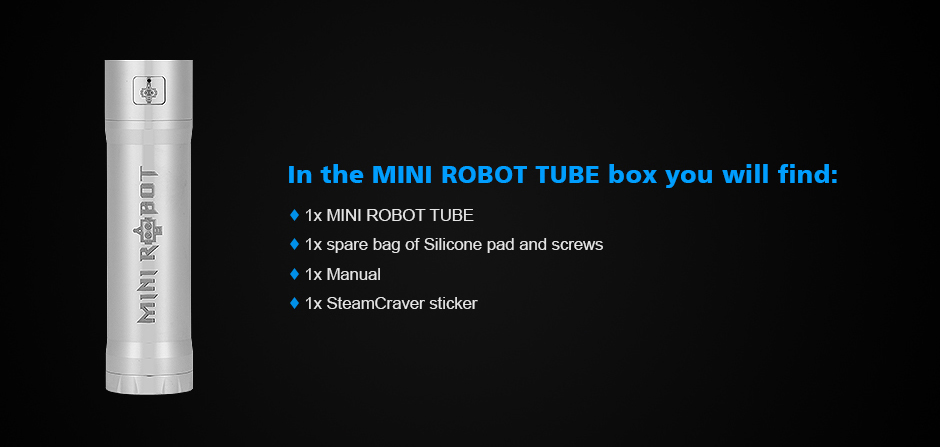 Steam Crave Mini Robot Tube