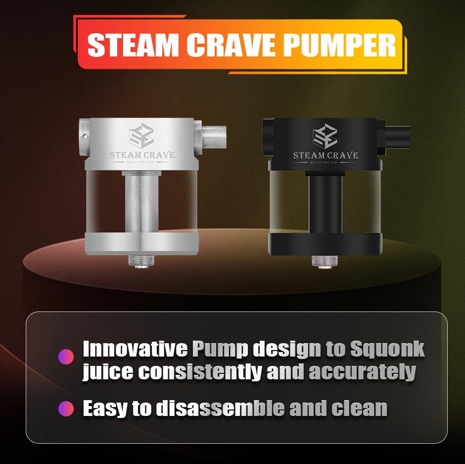 Steam Crave Pumper Squonker Tank