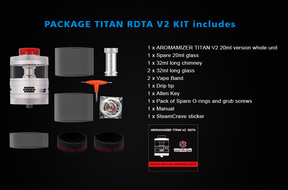 Steam Crave Aromamizer Titan V2 RDTA