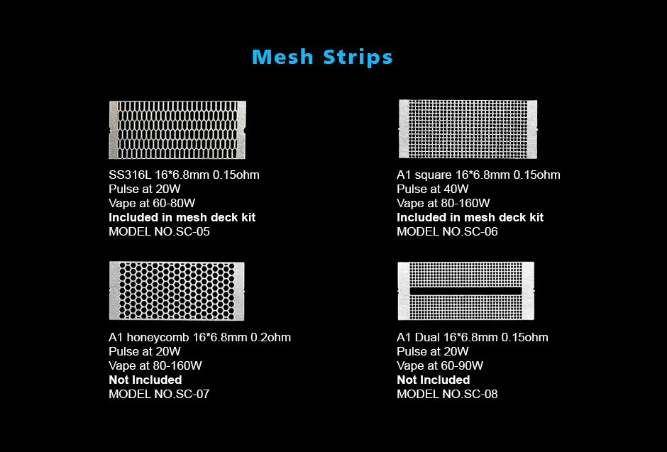 Steam Crave Mesh Strip Coil