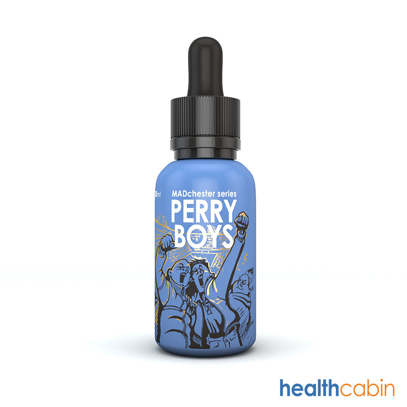 30ml BLUE MADchester Blue Perry Boys E-Liquid MADE IN THE UK Original Packaging (25PG/75VG)