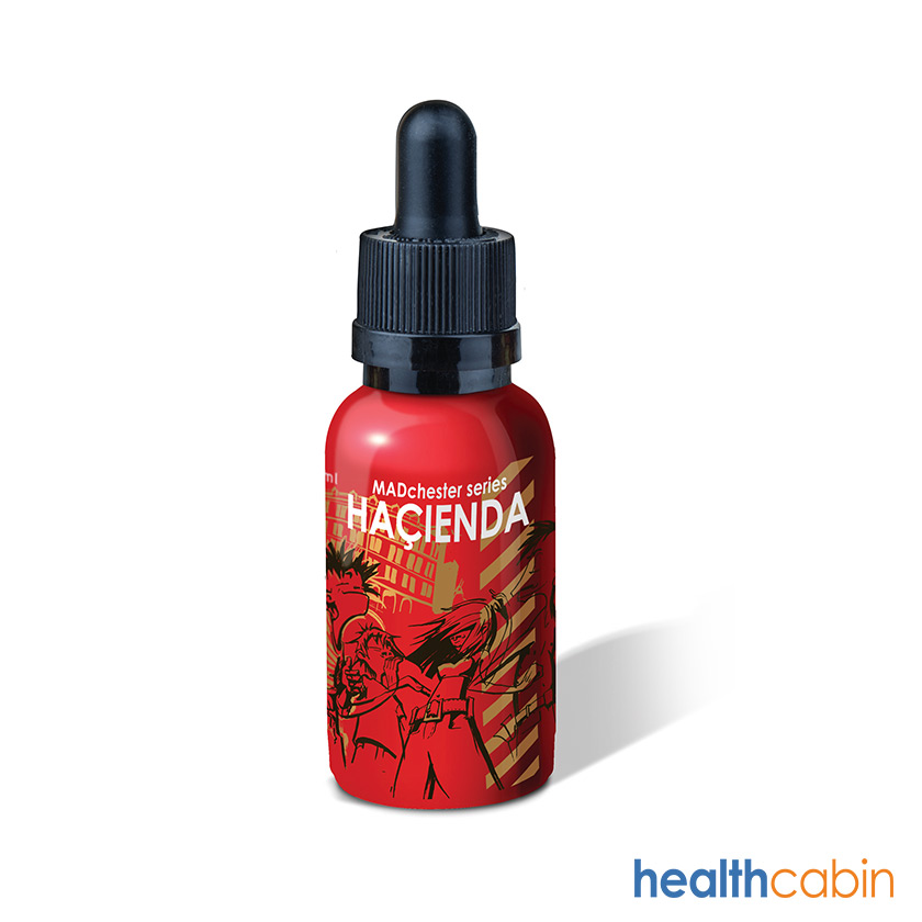 30ml RED MADchester Red Hacienda E-Liquid MADE IN THE UK Original Packaging (25PG/75VG)