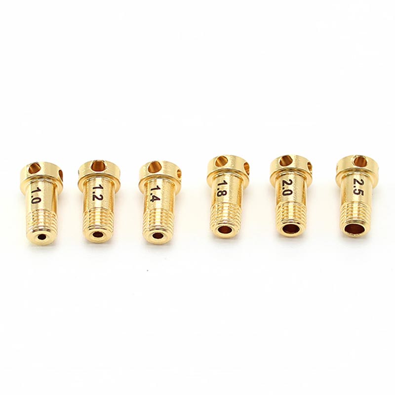 SXK DotMobb RBA  Replacement Airflow Pin Set for Billet Box Boro Devices (6pcs/pack; 1.0/1.2/1.4/1.8/2.0/2.5mm) Airflow