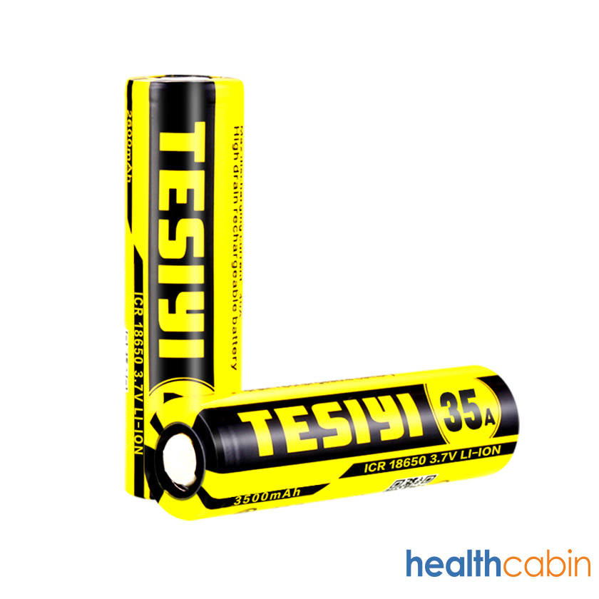 Tesiyi ICR 18650 3500mah 35A Flat Top Li ion Rechargeable Battery