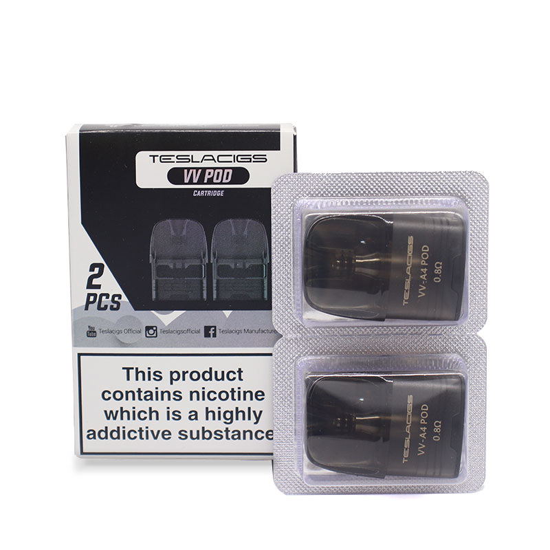 Teslacigs VV Pod Cartridge for Punk Pod II Kit/Q Kit/lnvader Kit 2ml (2pcs/pack)